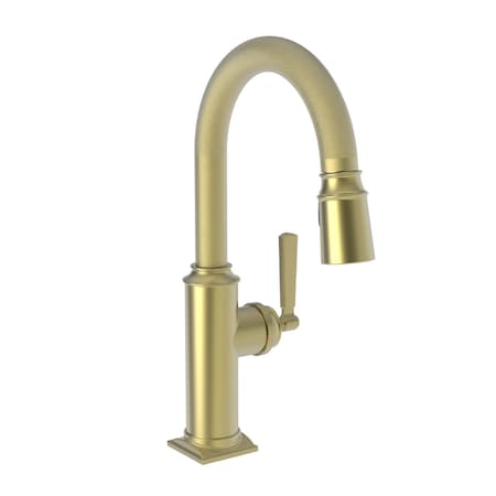 Newport Brass Prep/Bar Pull Down Faucet in Satin Brass (Pvd) 3170-5203-04